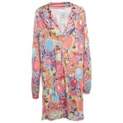 Pre-owned Silk dresses Chanel Vintage , Multicolor , Dames