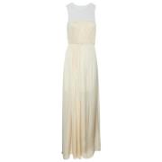 Pre-owned Silk dresses Stella McCartney Pre-owned , Beige , Dames