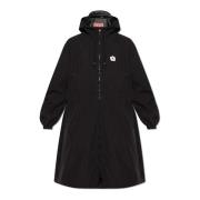 Regenjas met logo Kenzo , Black , Dames