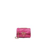 Fuchsia Love Bag Puff Pinko , Pink , Dames