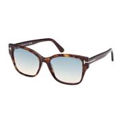 Ft1108 52P Zonnebril Tom Ford , Brown , Dames