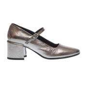 Mary Jane Antraciet Gelamineerde Schoenen Halmanera , Gray , Dames