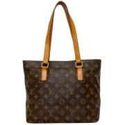 Pre-owned Canvas handbags Louis Vuitton Vintage , Brown , Dames