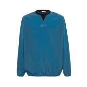 Vintage Waterdichte Crewneck Sweatshirt Sotf , Blue , Heren