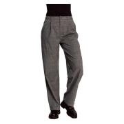 Fabric trousers Lenya Grey Zhrill , Gray , Dames