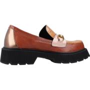 Stijlvolle dikke zool loafers voor vrouwen Noa Harmon , Brown , Dames