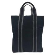 Pre-owned Canvas totes Hermès Vintage , Black , Dames