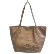 Pre-owned Leather shoulder-bags Loewe Pre-owned , Beige , Dames