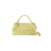 Leather handbags Jacquemus , Yellow , Dames