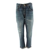 Cropped Frank Jeans - Blauw Jack & Jones , Blue , Heren