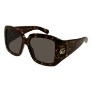 Modieuze zonnebrillencollectie Gucci , Brown , Dames