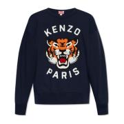 Sweatshirt met logo Kenzo , Blue , Heren