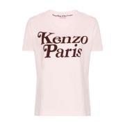 Verdy Roze Logo T-shirt Kenzo , Pink , Dames