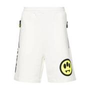 Witte Shorts met Motiefprint Barrow , White , Heren