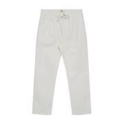 Katoenen Plooiband Elastische Broek Anerkjendt , Beige , Heren