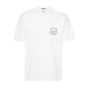 Metropolis Series Grafische T-shirt C.p. Company , White , Heren