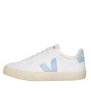 Canvas Wit Staal Sneakers Veja , White , Dames