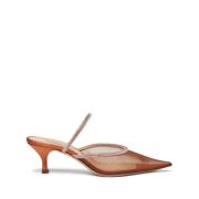 Scarlet Mimì Slingback met kristallen band Casadei , Brown , Dames