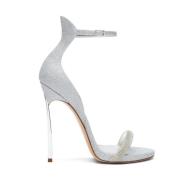 Jasmine Blade Cape High Heel Sandals Casadei , Gray , Dames