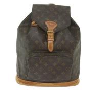 Pre-owned Canvas backpacks Louis Vuitton Vintage , Brown , Dames