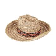 Raffia Sombrero Hat - MultiColour Exquisite J , Multicolor , Dames