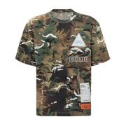 Camouflage T-shirt voor heren Heron Preston , Multicolor , Heren