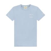 Pusha Light Blue T-shirt In Gold We Trust , Blue , Heren