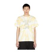 Tie Dye Grafisch T-Shirt Liberaiders , Yellow , Heren