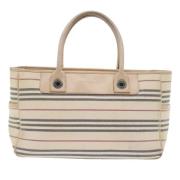 Pre-owned Canvas handbags Burberry Vintage , Beige , Dames