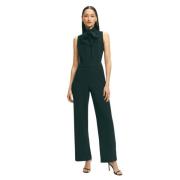 Zwarte stretch jumpsuit Brooks Brothers , Black , Dames