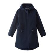 Lange zomer parka voor dames Woolrich , Blue , Dames