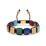 Vibrant Dorje Beaded Bracelet Collection Nialaya , Yellow , Heren