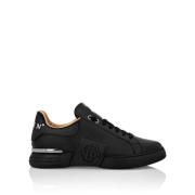 Zwarte Sneakers met Fascia Philipp Plein , Black , Heren