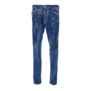 Moderne Slim-Fit Cool Guy Jeans Dsquared2 , Blue , Heren