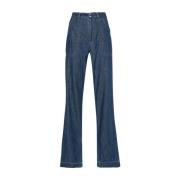 Wijde Seaside Jeans A.p.c. , Blue , Dames