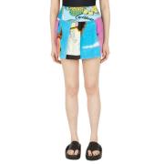 Patchwork Mini Rok Rave Review , Multicolor , Dames