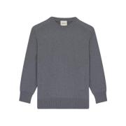 Ronde Hals Togo Jumper Noyoco , Gray , Dames