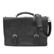 Pre-owned Leather shoulder-bags Coach Pre-owned , Black , Dames