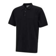 Zwarte Polo T-shirt met Logo voor Heren Iceberg , Black , Heren