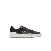 B-Court Signature kalfsleren trainers Balmain , Black , Heren