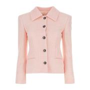 Lichtroze tweed blazer Alessandra Rich , Pink , Dames