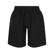 Zwarte broek met Sp24-Jer-For-Shorts Burberry , Black , Heren