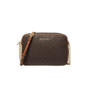 Jet Set LG Crossbody - Bruin Michael Kors , Brown , Dames