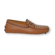 Macro Spiegel Loafers Tod's , Brown , Dames