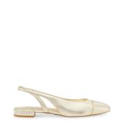 Kristal Slingback Ballet Flat Stuart Weitzman , Yellow , Dames