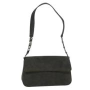 Pre-owned Suede shoulder-bags Bally Pre-owned , Black , Dames