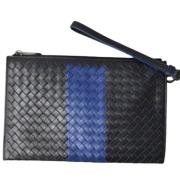 Pre-owned Leather clutches Bottega Veneta Vintage , Black , Dames