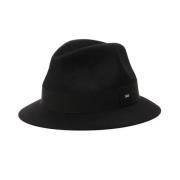 Zwarte vilten fedora hoed Saint Laurent , Black , Unisex