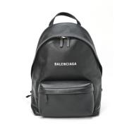 Pre-owned Leather backpacks Balenciaga Vintage , Black , Dames