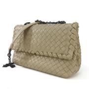 Pre-owned Leather shoulder-bags Bottega Veneta Vintage , Beige , Dames